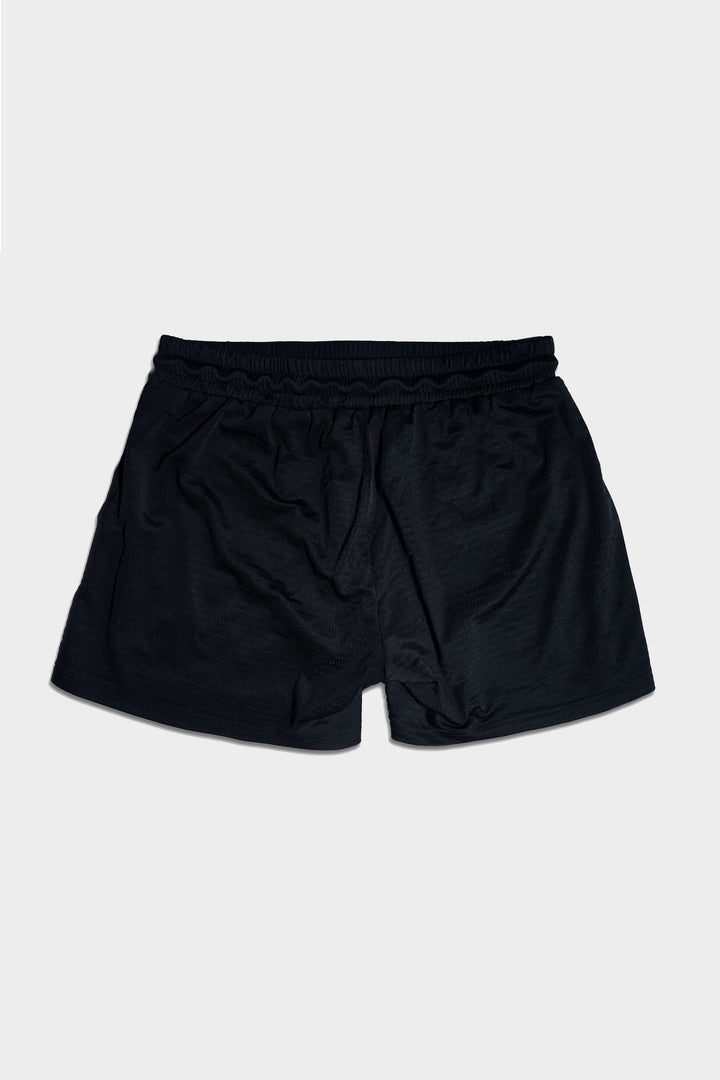 SIGNATURE LOGO SHORTS IN BLACK