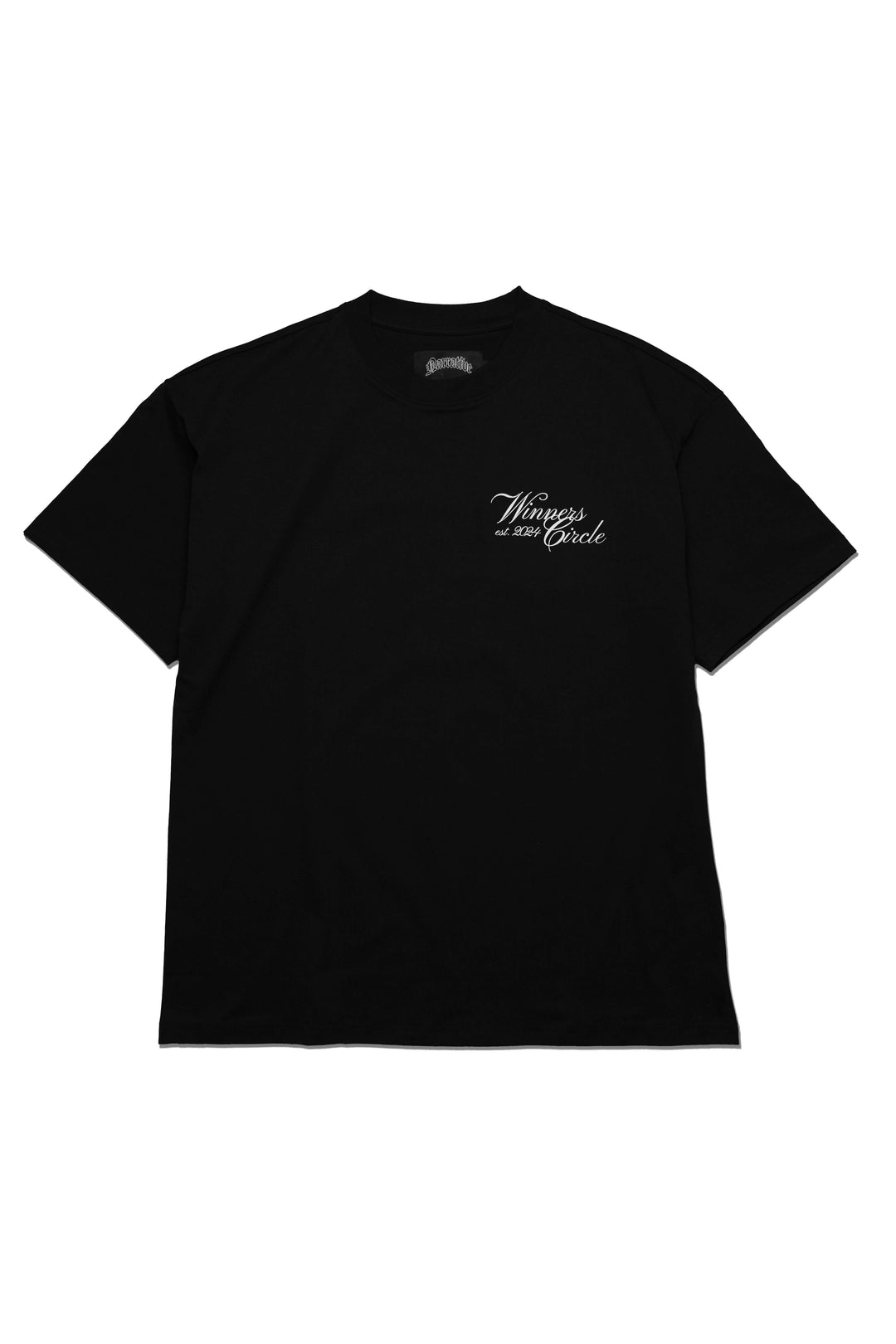 WINNER'S CIRCLE T-SHIRT IN BLACK